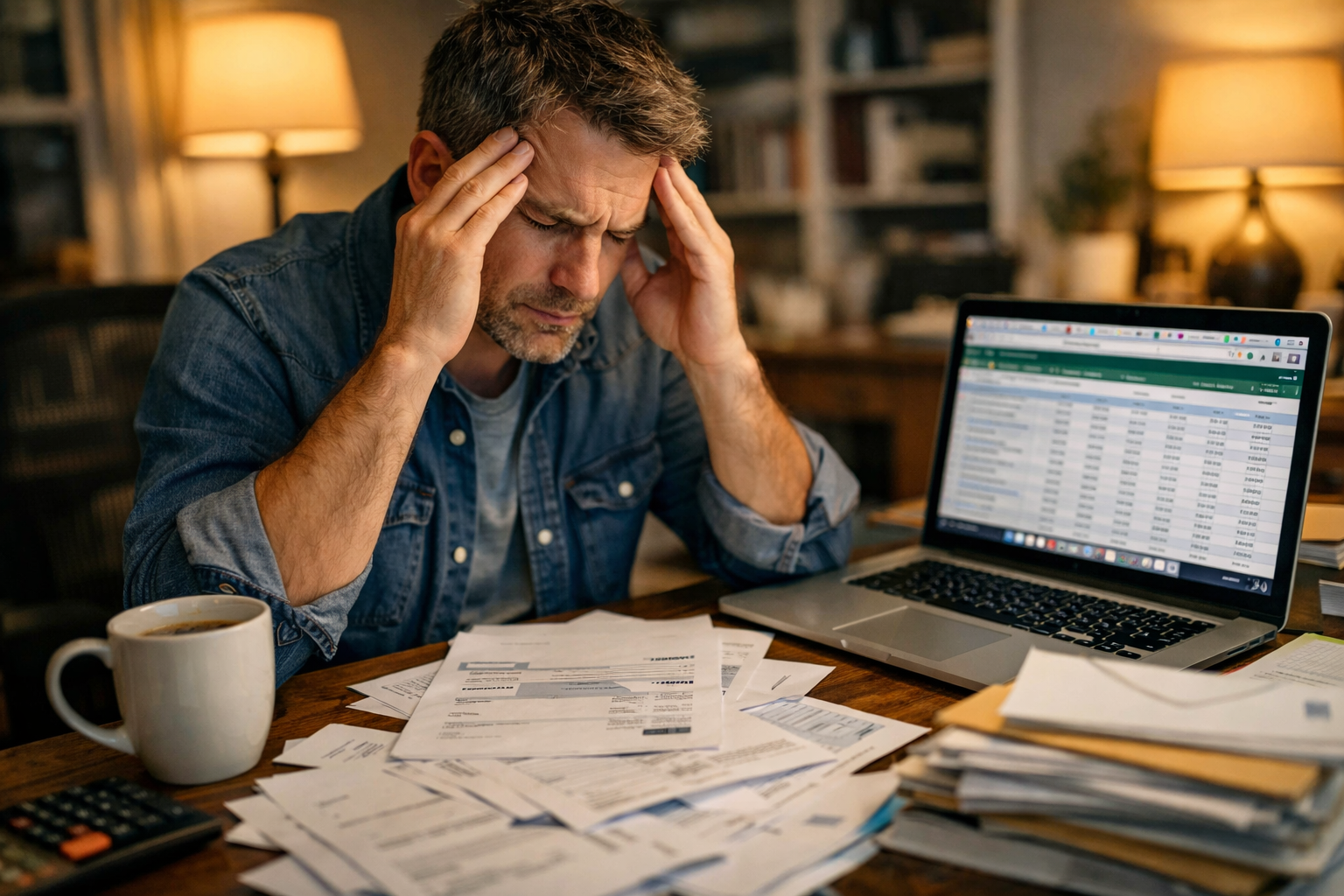 m3RP — invoices scattered across inboxes, portals and spreadsheets